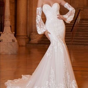 Morilee wedding dress, size 8, not altered, never worn